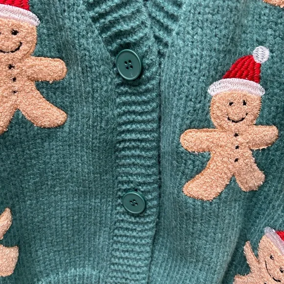 Gingerbread Sweater Christmas Holiday Winter Knit Green Cozy ๐โ๏ธ๐
- Picture 4 of 9